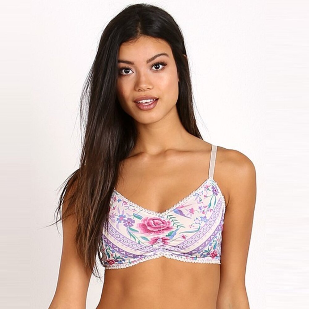 Spell & the Gypsy Babushka Lavender‎ Bralette Bra Medium